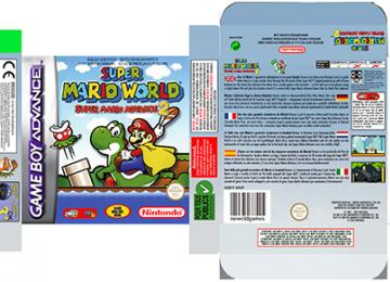 SUPER MARIO ADVANCE CAJA RETRO REPRO NINTENDO SUPER MARIO WORLD