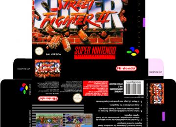 SUPER STREET FIGHTER II 2 SNES SUPER NITNENDO CAJA BOX RETRO REPRO 