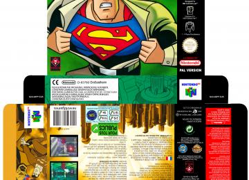 SUPERMAN 64 NINTENDO 64 CAJA BOX