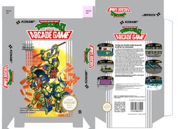 TEENAGE MUTANT TURTLES 2 PAL ESP CAJA REPRO 