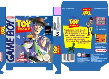 caja box portrait nintendo repro retro toy story game boy gb