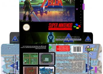 ZELDA PARALLEL WORLDS SNES CAJA CUSTOM PAL ESP