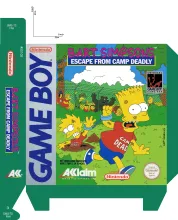 BART SIMPSON'S ESCAPE A4 PAL FAH esaneos