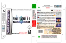 FINAL FANTASY 1 y 2 DAWN OF SOULS A3 maquetada