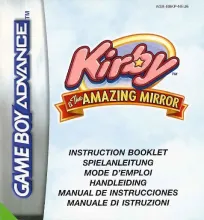 KIRBY AND THE AMAZING MIRROR multiidioma escaneos