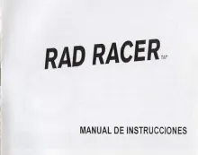 RAD RACER escaneos