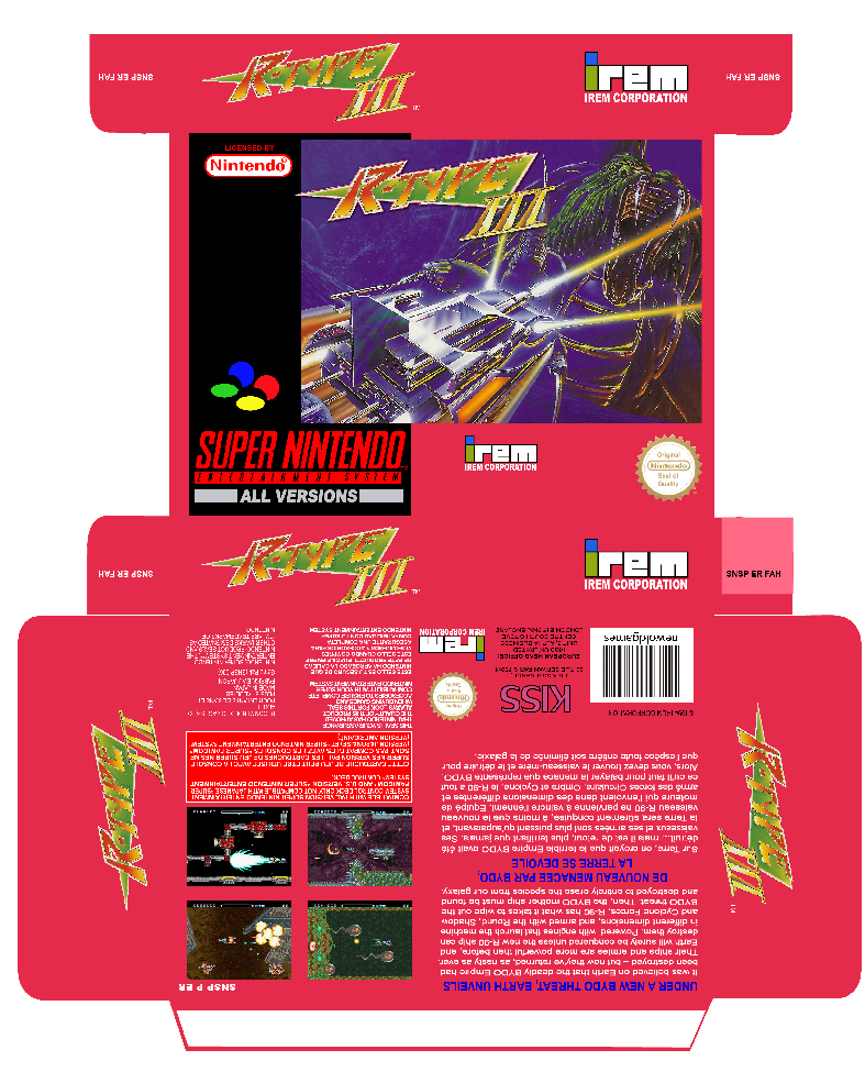 SUPER R-TYPE 3 caja retro 